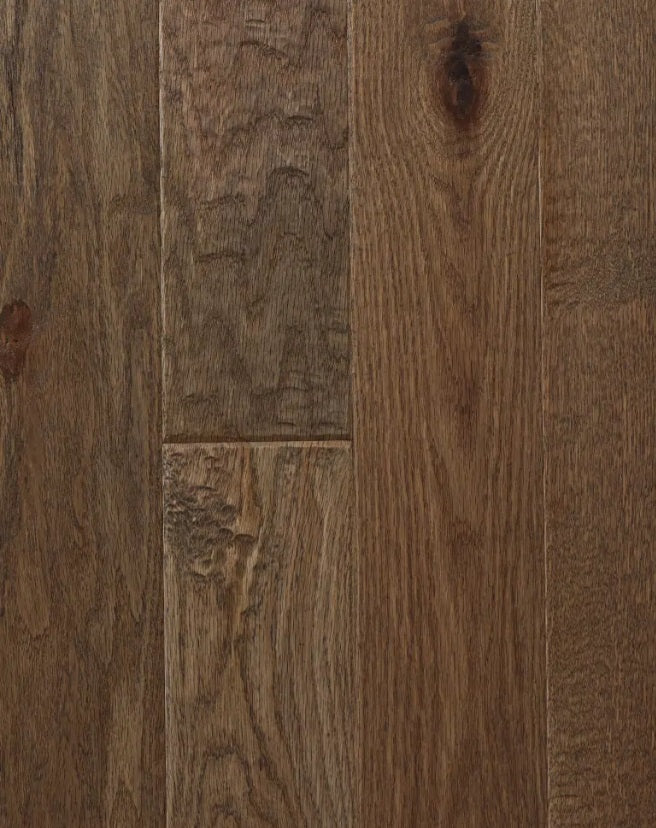 Superior Red Oak Solid Driftwood Hand Scraped 4 1/4" x 3/4" 10% Matte Sheen Heritage Grade