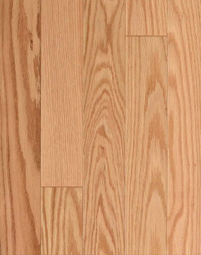 Superior Red Oak Solid Natural Smooth 3 1/4" x 3/4" 25% Low Sheen Premier Grade