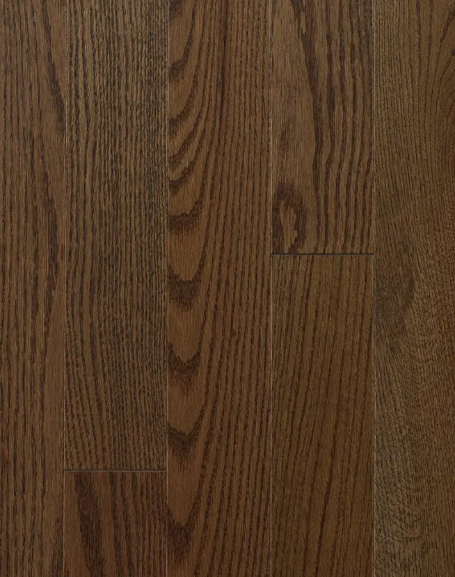 Superior Red Oak Engineered Timberwolf Smooth 6" x 3/4" 25% Low Sheen Premier Grade