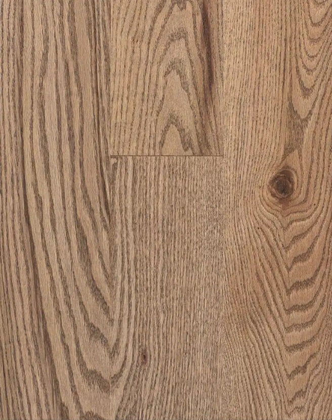 Superior Red Oak Engineered Whiskey Wire Brushed 5 3/16" x 3/4" 10% Matte Sheen Heritage Grade