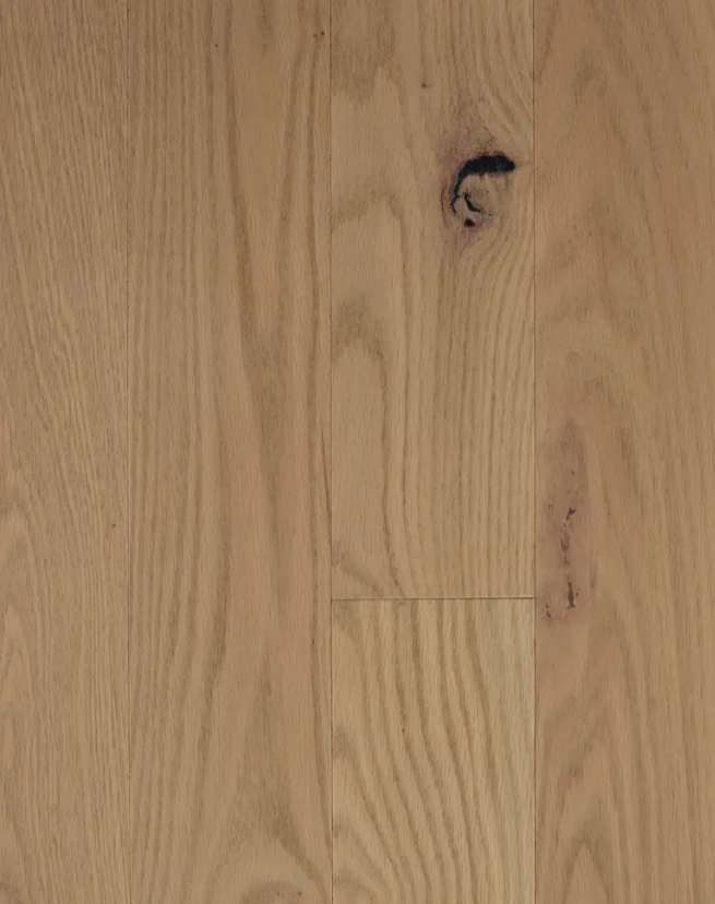 Superior Red Oak Engineered Oak White Frost Wire Brushed 7" x 3/4" 5% Matte Sheen Heritage Grade