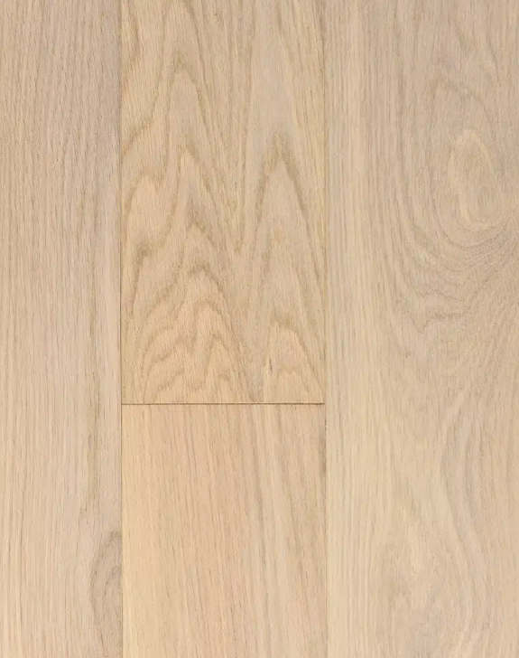 Superior White Oak Engineered Almond Smooth 6" x 3/4" 5% Matte Sheen Premier Grade