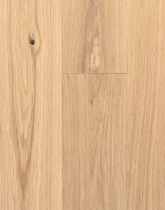 Superior White Oak Engineered Barewood Smooth 5 3/16" x 3/4" 5% Matte Sheen Heritage Grade