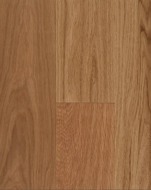 Superior White Oak Engineered Natural Smooth 5 3/16" x 3/4" 25% Low Sheen Premier Grade