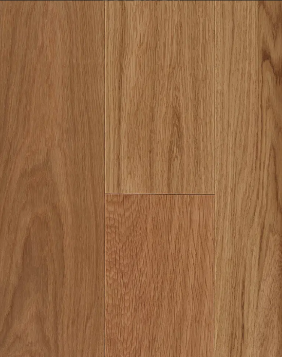 Superior White Oak Solid Natural Wire Brushed 3 1/4" x 3/4" 10% Matte Sheen Heritage Grade