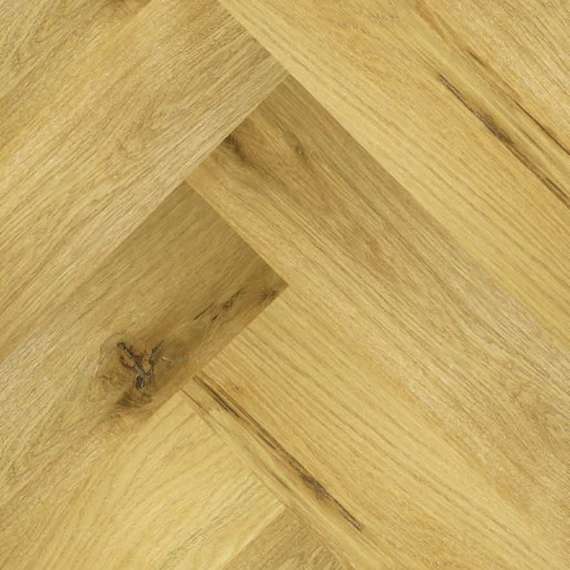 Vintage Northern Solid Sawn White Oak Natural Wirebrushed Herringbone 3 1/4" x 3/4" UVF Oil Select V Grade