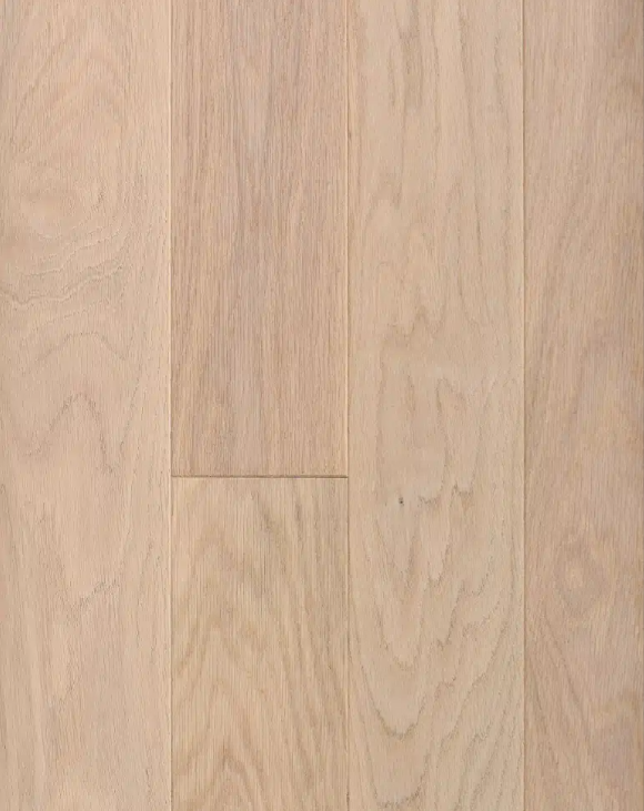 Superior White Oak Solid Shoreline Wire Brushed 4 1/4" x 3/4" 10% Matte Sheen Heritage Grade